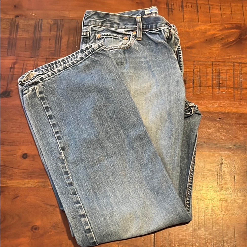 GAP Men's Bootcut Jeans in Light Blue